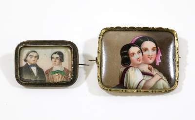 Bild Nr.1: 131-2236 Miniaturen.: (Schmuck, Broschen)