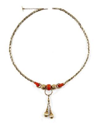 Bild Nr.2: 131-2244 Historisches Korallencollier.: (Schmuck, Colliers)