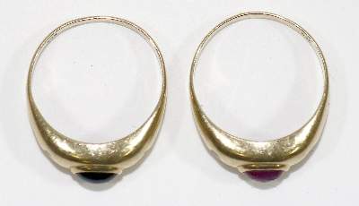 Bild Nr.2: 131-2254 Paar Damenringe: (Schmuck, Ringe)