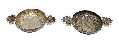 Bild Nr.1: 131-2272 Ohrenschalen, Brannweinschalen.: (Silber)
