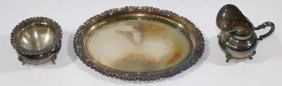 Bild Nr.2: 131-2277 Sahneservice,: (Silber)