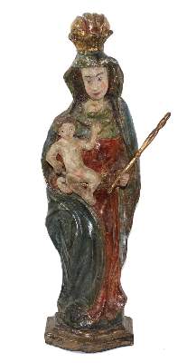 Bild Nr.1: 131-2352 Maria mit Jesuskind,: (Volkskunst, Religiöse Volkskunst)