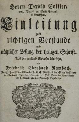 Bild Nr.1: 131-244 Sammlung: (Alte Drucke, Handschriften und Theologie)