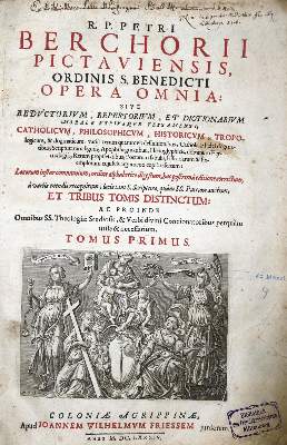 Bild Nr.1: 131-25 Berchorius,P.: (Alte Drucke, Handschriften und Theologie)
