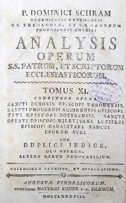 Bild Nr.2: 131-266 Schram,D.: (Alte Drucke, Handschriften und Theologie)