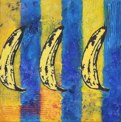 Bild Nr.1: 131-2911 Bananen.: (Künstlergraphik)