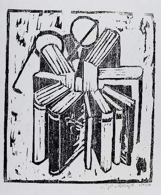 Bild Nr.1: 131-2977 Buchdarstellungen.: (Künstlergraphik)