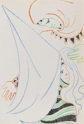 Bild Nr.4: 131-3003 Cocteau, Jean: (Künstlergraphik)