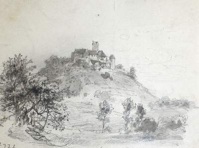 Bild Nr.1: 131-3090 Schloss Weitenburg: (Künstlergraphik, Eiach, Stieler)