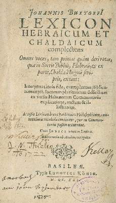 Bild Nr.1: 131-328 Buxtorf,J.: (Judaica)