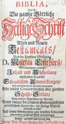 Bild Nr.1: 131-33 Biblia germanica.: (Bibeln)