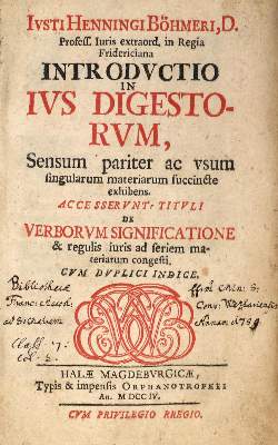 Bild Nr.1: 131-337 Böhmer,J.H.: (Juridica und Kriminologie)