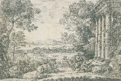 Bild Nr.2: 131-3419 Lorrain, Claude (d.i. Claude Gellée: (Künstlergraphik)