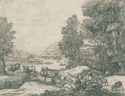Bild Nr.1: 131-3421 Lorrain, Claude (d.i. Claude Gellée: (Künstlergraphik)