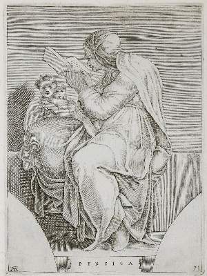 Bild Nr.4: 131-3455 Scultori, Adamo: (Künstlergraphik, Michelangelo)