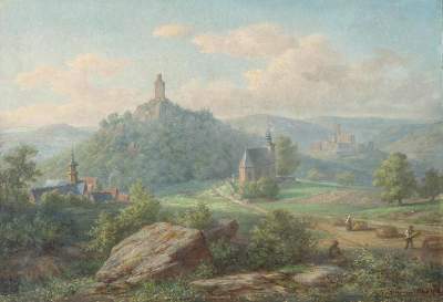 Bild Nr.1: 131-3753 Süddeutsch.: (Künstlergraphik)