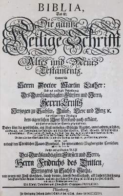 Bild Nr.6: 131-38 Biblia germanica.: (Bibeln)