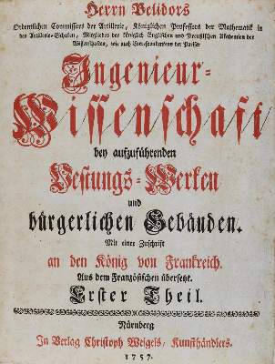 Bild Nr.1: 131-385 Belidor,(B.F.de).: (Militaria)