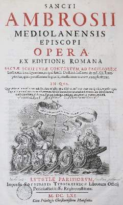 Bild Nr.1: 131-4 Ambrosius,S.: (Alte Drucke, Handschriften und Theologie)