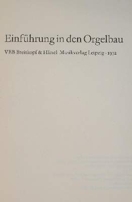 Bild Nr.1: 131-433 Orgelbau.: (Musik)