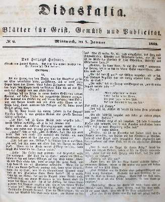 Bild Nr.2: 131-477 Didaskalia.: (Zeitschriften und Zeitungen)