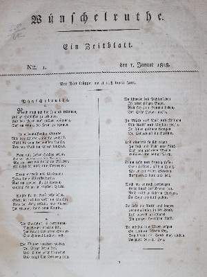 Bild Nr.1: 131-483 Wünschelruthe.: (Zeitschriften und Zeitungen)