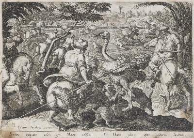 Bild Nr.2: 131-487 Stradanus,J. (d.i. J. van der Straet).: (Jagd)