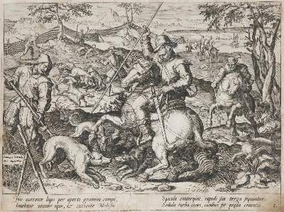 Bild Nr.5: 131-487 Stradanus,J. (d.i. J. van der Straet).: (Jagd)