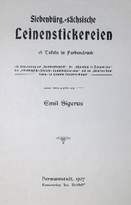 Bild Nr.2: 131-503 Sigerus,E. (Hrsg.).: (Küche und Haushalt, Handarbeiten u. Schneiderei)
