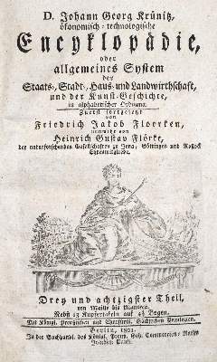 Bild Nr.2: 131-526 Krünitz,J.G.: (Land- und Forstwirtschaft, Garten, Obstbau)