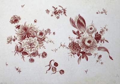Bild Nr.1: 131-576 Blumen-Vorlagen: (Porzellan u. Keramik)