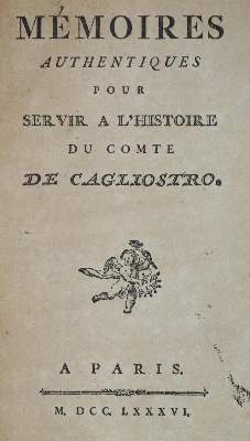 Bild Nr.1: 131-63 (Luchet,J.P.L.de).: (Cagliostro)