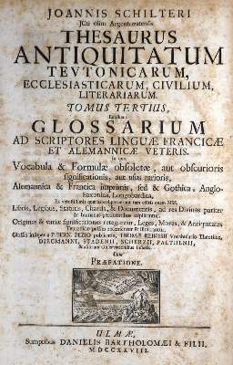 Bild Nr.1: 131-639 Schilter,J.: (Lexika - Wörterbücher - Sprachwissenschaften)