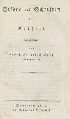 Bild Nr.1: 131-665 Kopp,U.F.: (Typographie und Kalligraphie, Kalligraphie)
