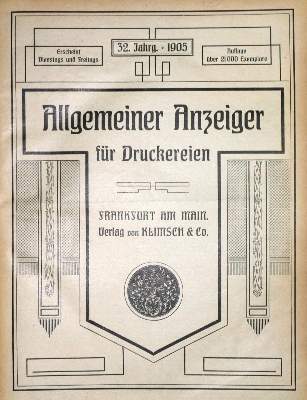 Bild Nr.1: 131-666 Klimsch & Co.: (Typographie und Kalligraphie)