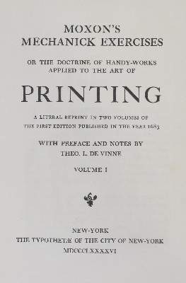 Bild Nr.1: 131-672 Moxon,J.: (Typographie und Kalligraphie)