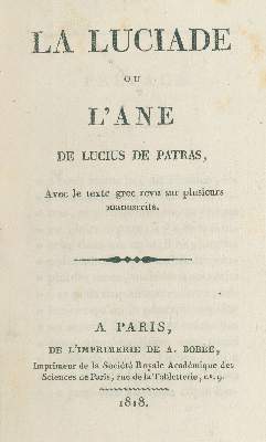 Bild Nr.1: 131-701 (Lukian von Samosata).: (Erotika - Galantes)