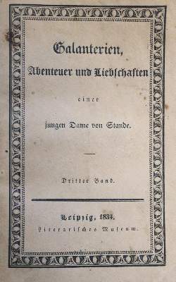 Bild Nr.1: 131-721 (Lamothe-Langon,E.L.de).: (Kultur- und Sittengeschichte)