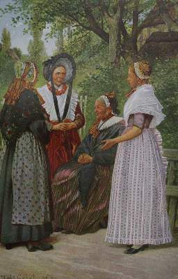 Bild Nr.1: 131-726 Jostes,E.: (Mode und Trachten, Westfalen)