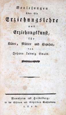 Bild Nr.1: 131-758 Ewald,J.L.: (Pädagogik)