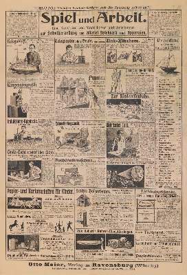 Bild Nr.1: 131-799 Otto Maier, Ravensburg.: (Werbung)