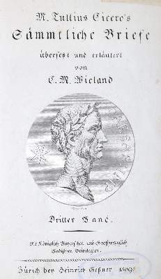 Bild Nr.1: 131-842 Cicero,M.T.: (Literatur und illustrierte Bücher bis 19.Jahrhundert)