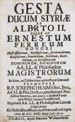Bild Nr.1: 131-862 Haim,J.: (Einband, Bronzefirnispapier)