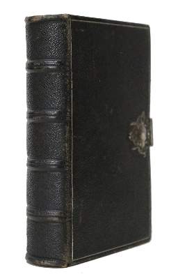 Bild Nr.1: 131-868 Schwarzer Ledereinband: (Einband)