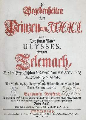 Bild Nr.2: 131-872 Fénélon,(F.de Salignac de la Motte).: (Literatur und illustrierte Bücher bis 19.Jahrhundert)