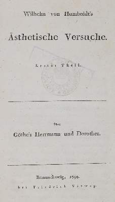 Bild Nr.1: 131-881 Humboldt,W.v.: (Goethe)