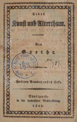 Bild Nr.1: 131-889 Goethe,J.W.v.: (Literatur und illustrierte Bücher bis 19.Jahrhundert)