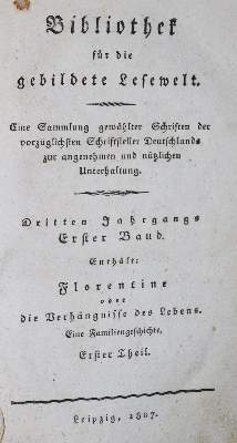 Bild Nr.1: 131-931 (Lohmann,J.F.).: (Literatur und illustrierte Bücher bis 19.Jahrhundert)