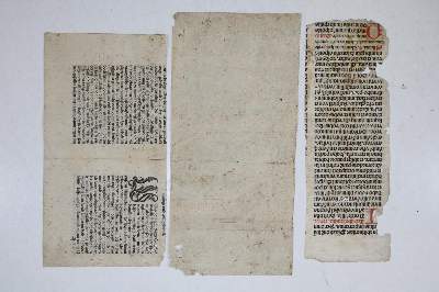 Bild Nr.23: 131-96 Einbandmakulatur.: (Alte Drucke, Handschriften und Theologie)