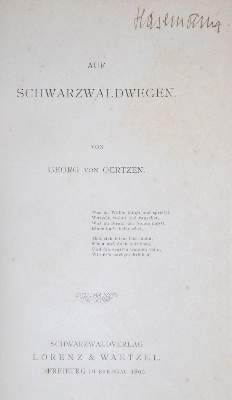 Bild Nr.11: 131-976 Oertzen,G.v.: (Literatur und illustrierte Bücher bis 19.Jahrhundert)
